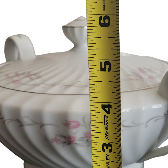 Gold Standard with Round Covered Vegetable Dish Porcelain China Made Japan MCM - Picture 12 of 12